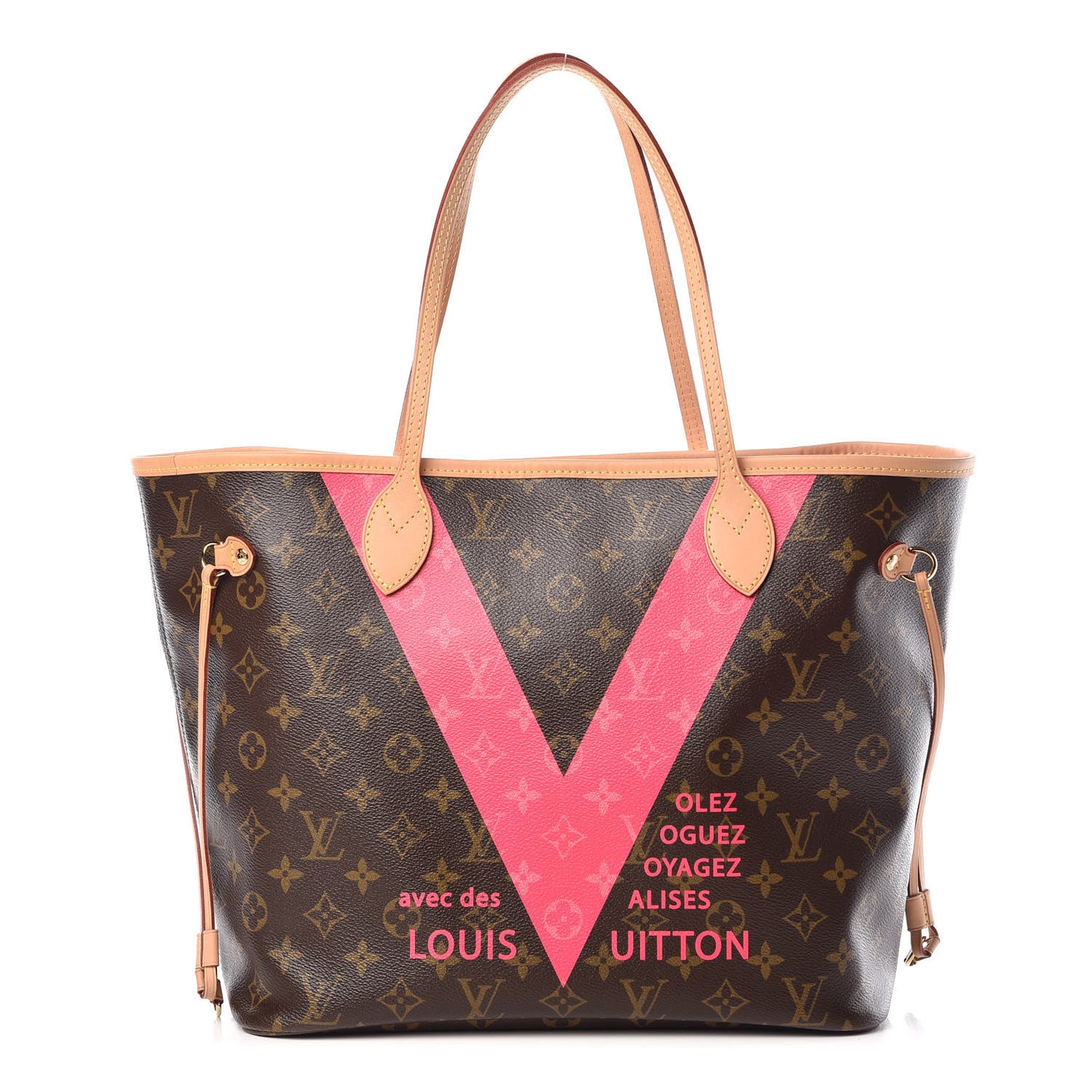 Monogram V Neverfull MM Grenade
