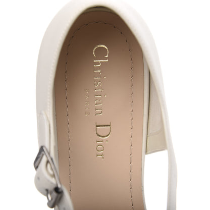 Christian Dior Calfskin Sauvage Ballerina Flat 39.5 Ivory 7 of 9
