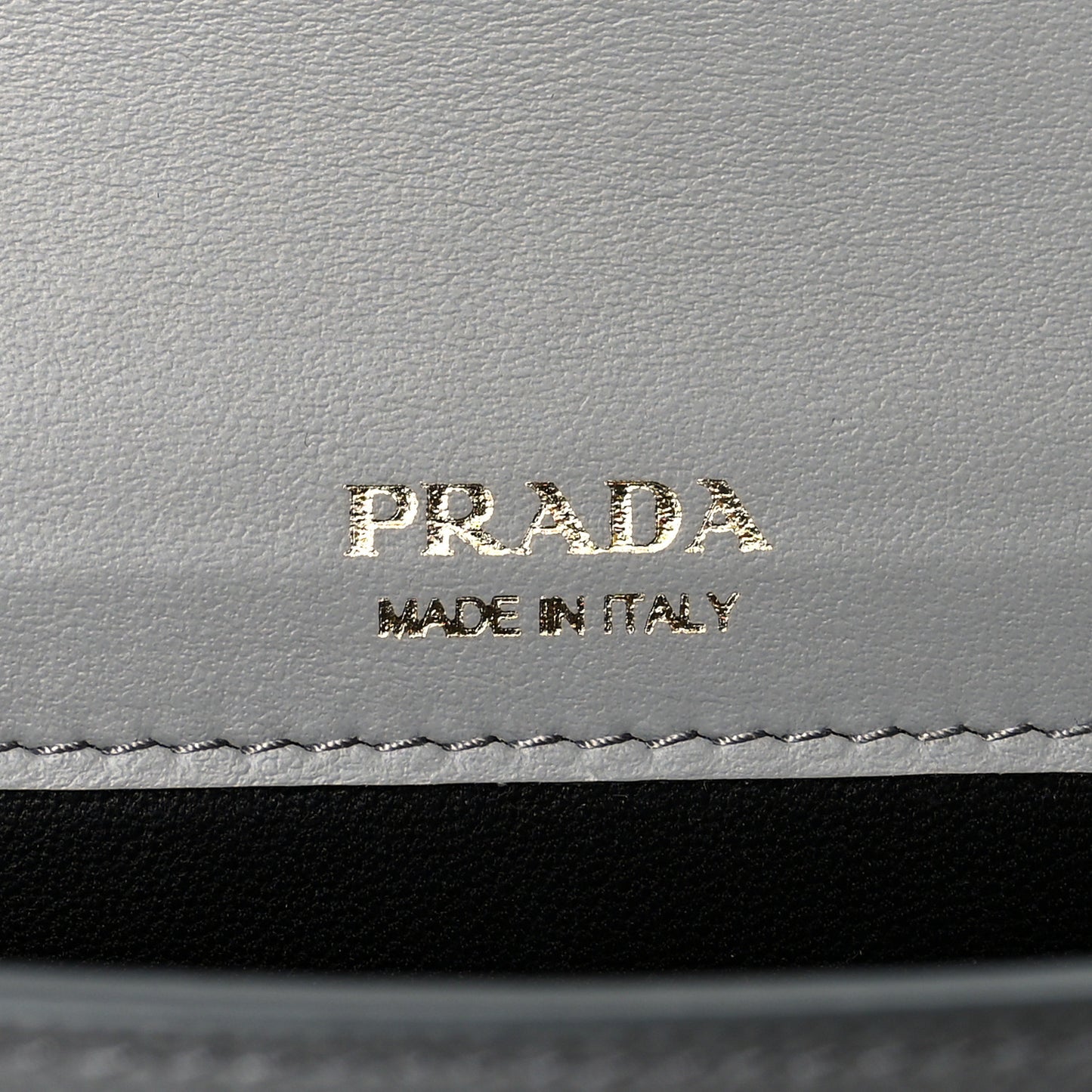 Saffiano Calfskin Monochrome Envelope Crossbody Grey