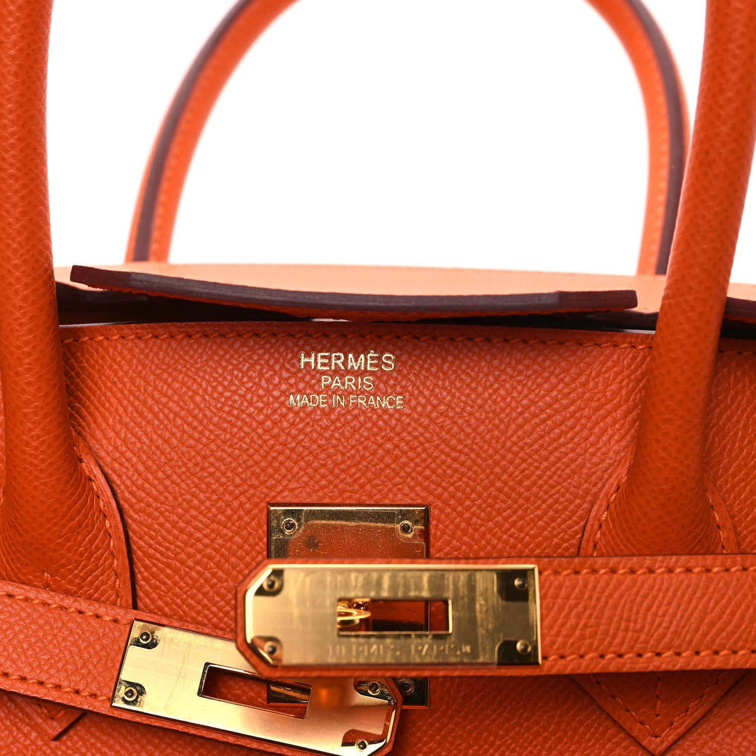 Hermes Epsom Birkin 35 Orange 6 of 12