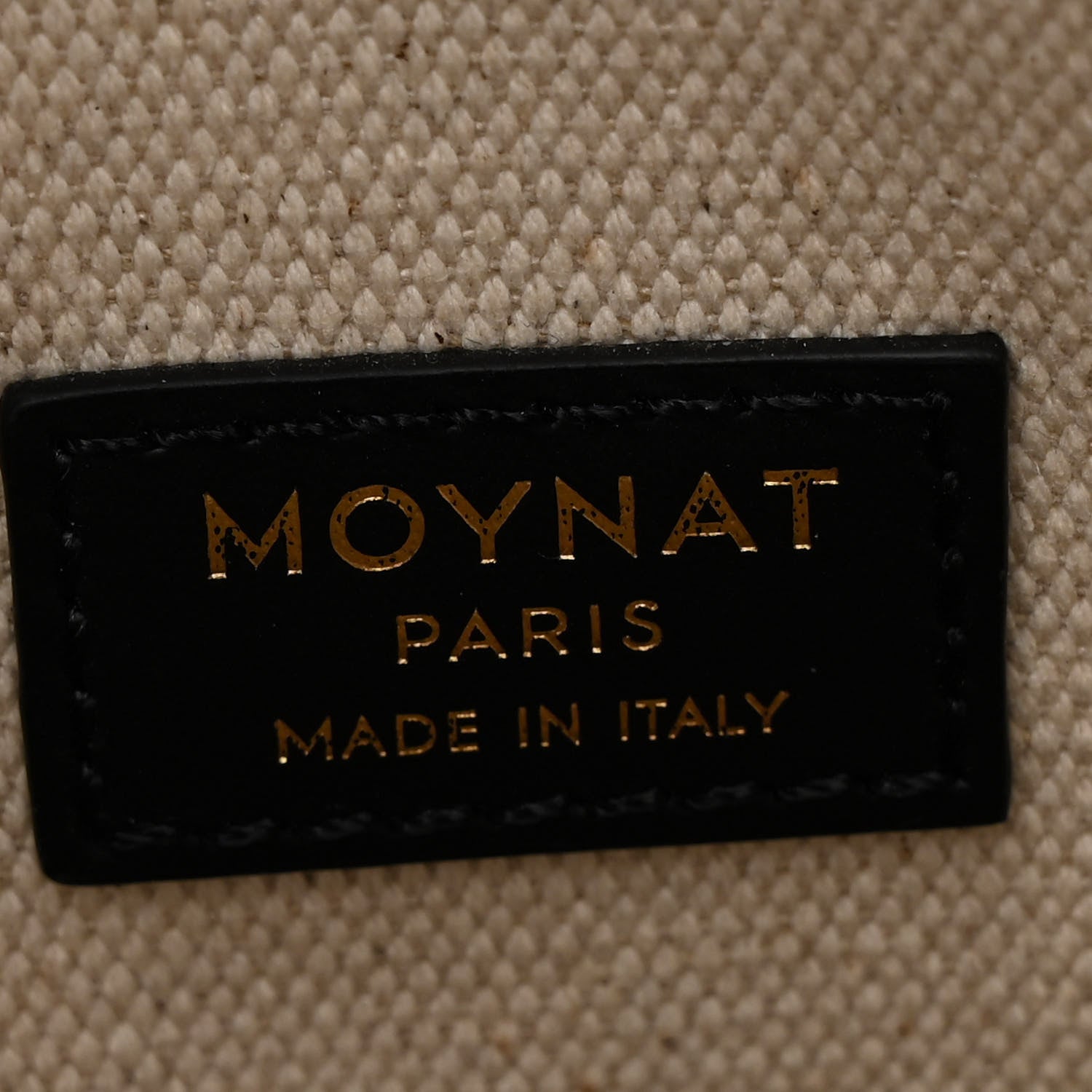 Moynat Grained Calfskin Canvas 1920 Oh! Tote Ruban MM Carbon Bronze Green Bordeaux 6 of 10