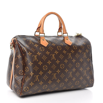 Louis Vuitton Monogram Speedy Bandouliere 35 3 of 18