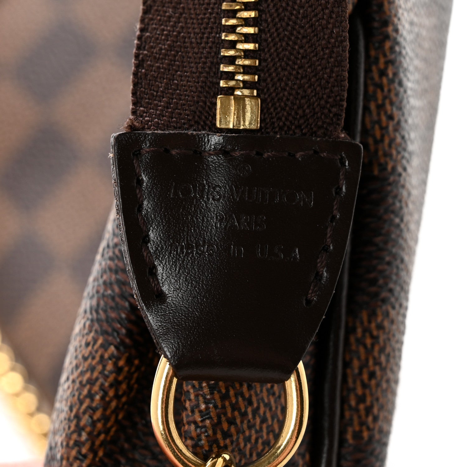 Louis Vuitton Damier Ebene Eva Clutch 5 of 12