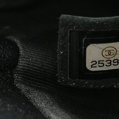 Chanel Lambskin Quilted CC Chain Bucket Drawstring Bag Black 7 of 11