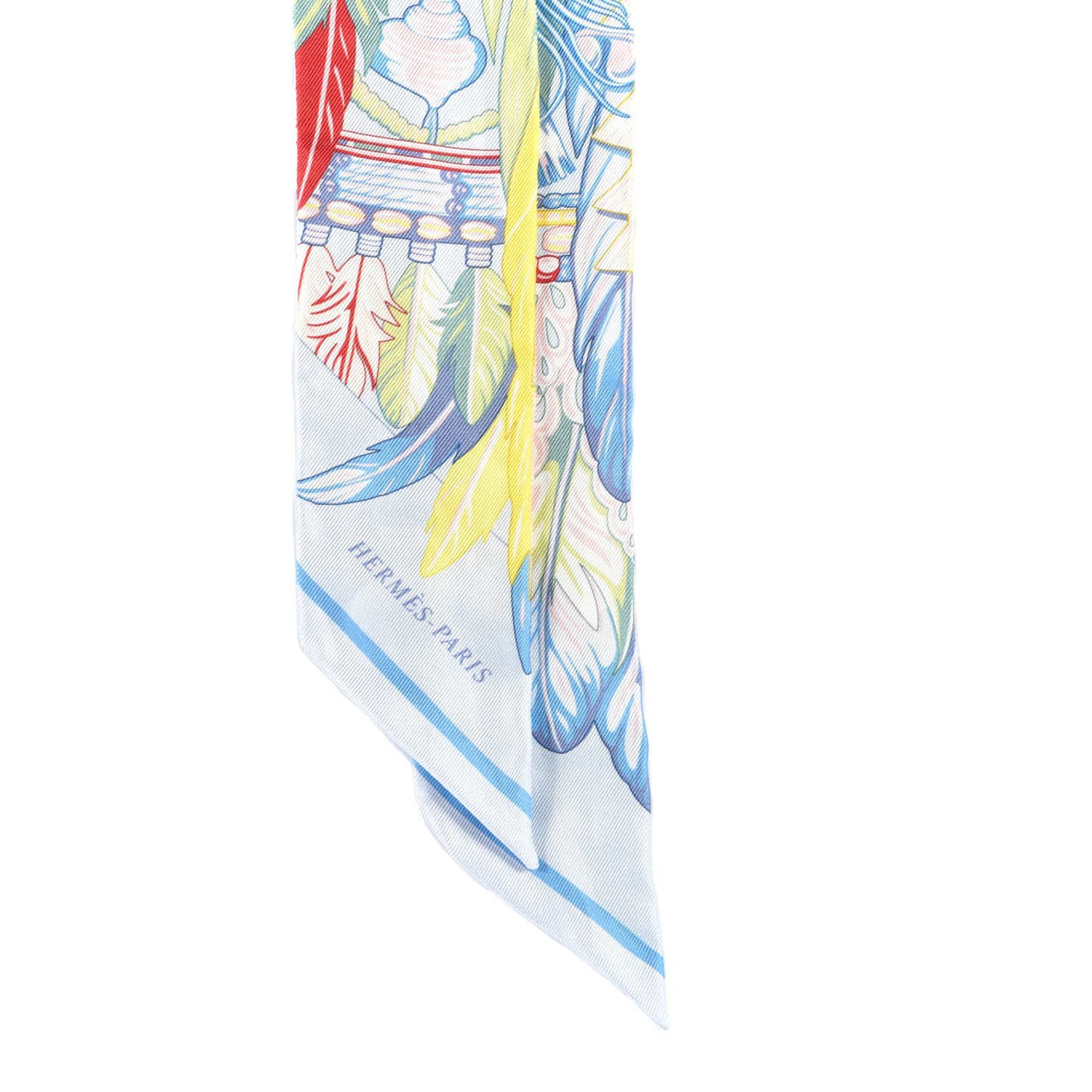 Silk La Danse Pacifique Twilly Bleu Ciel Vert Rose