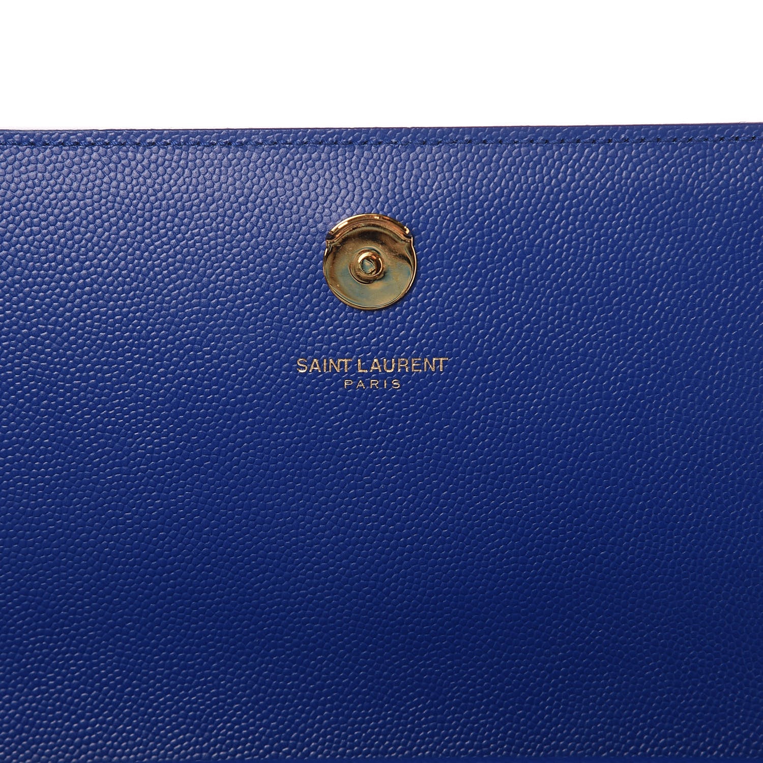 Saint Laurent Grain De Poudre Medium Classic Monogram Kate Satchel Flash Blue 11 of 11