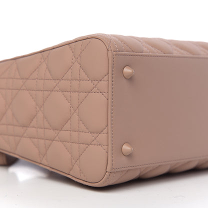 Christian Dior Ultra Matte Calfskin Cannage Medium Lady Dior Beige 7 of 8