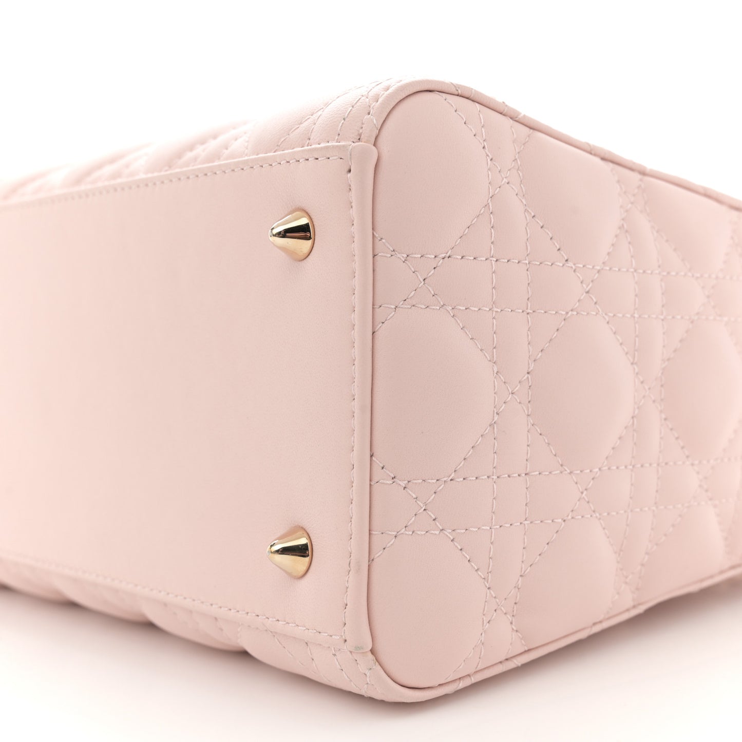 Lambskin Cannage Medium Lady Dior Light Pink