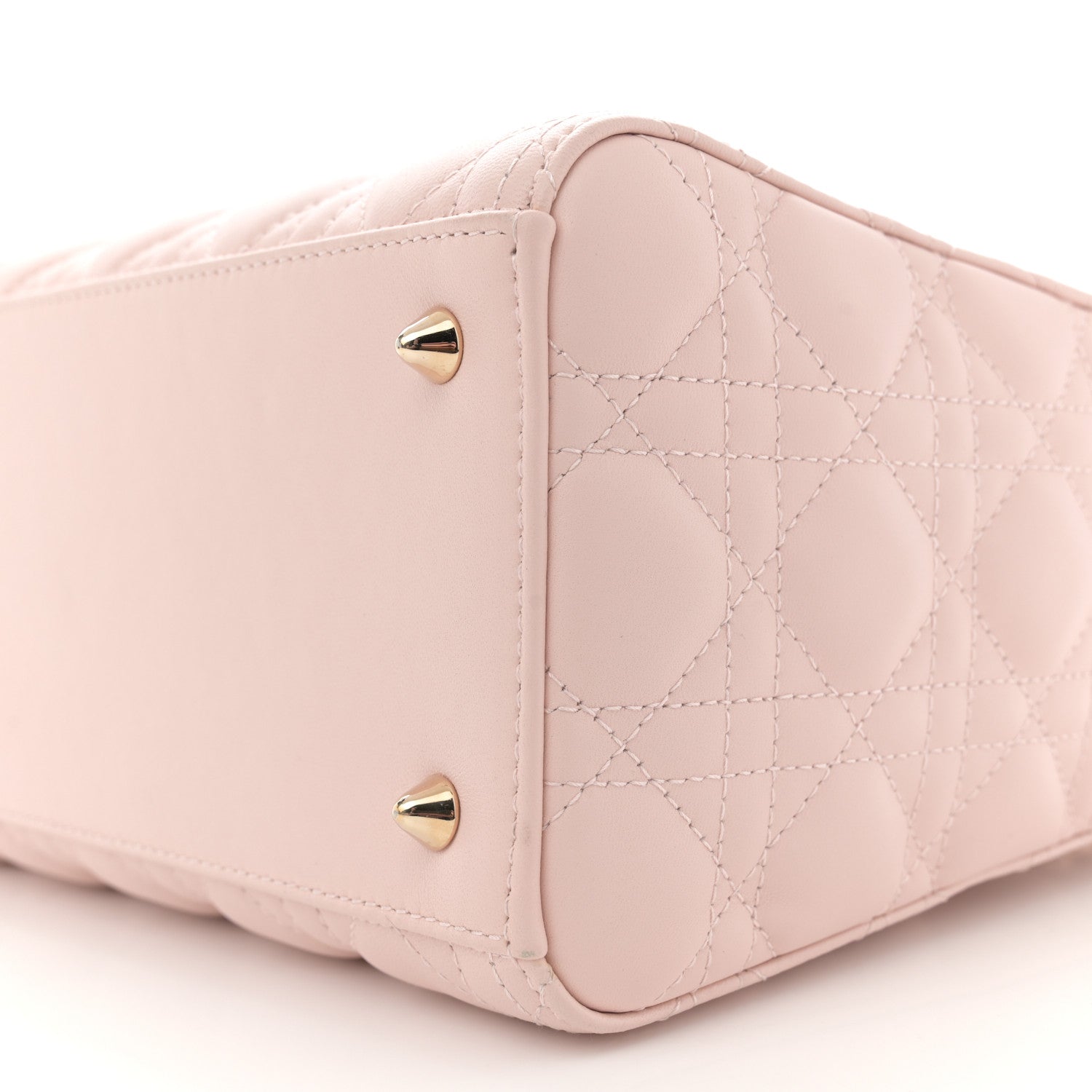 Christian Dior Lambskin Cannage Medium Lady Dior Light Pink 10 of 10