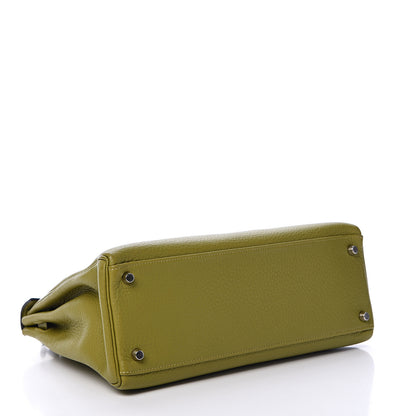 Hermes Togo Kelly Retourne 32 Vert Chartreuse 3 of 14