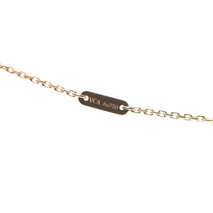 Van Cleef & Arpels 18K Yellow Gold Diamond Mini Frivole Pendant Necklace 4 of 7