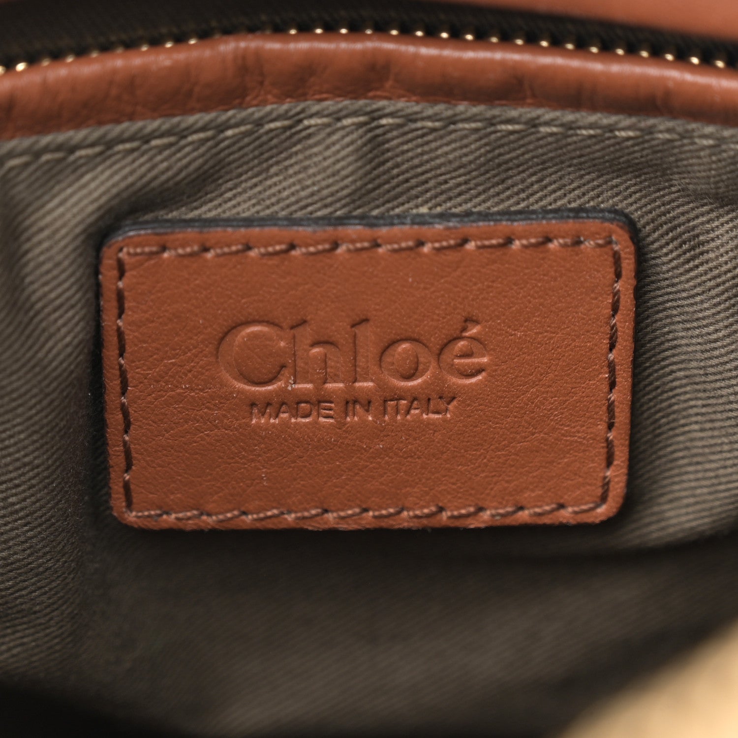 Chloe Snakeskin Embossed Calfskin Medium Marcie Satchel Brown Multicolor 6 of 12