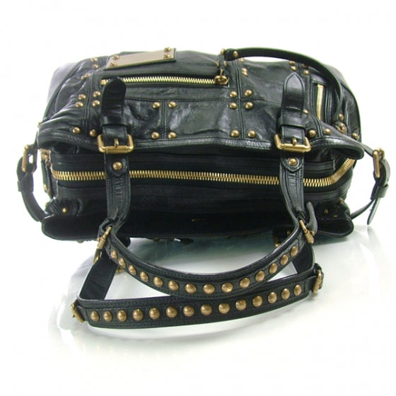 Lambskin Riveting Black