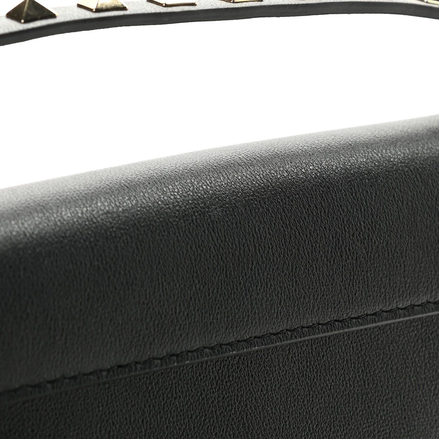 Valentino Garavani Vitello Rockstud Crossbody Pouch Black 11 of 12