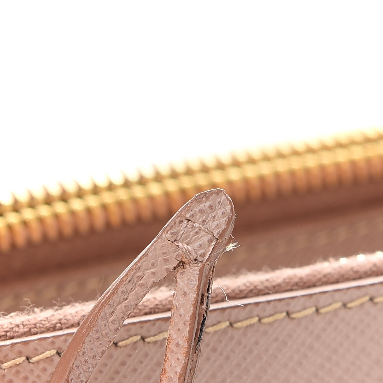 Prada Saffiano Small Galleria Double Zip Tote Cammeo 9 of 10