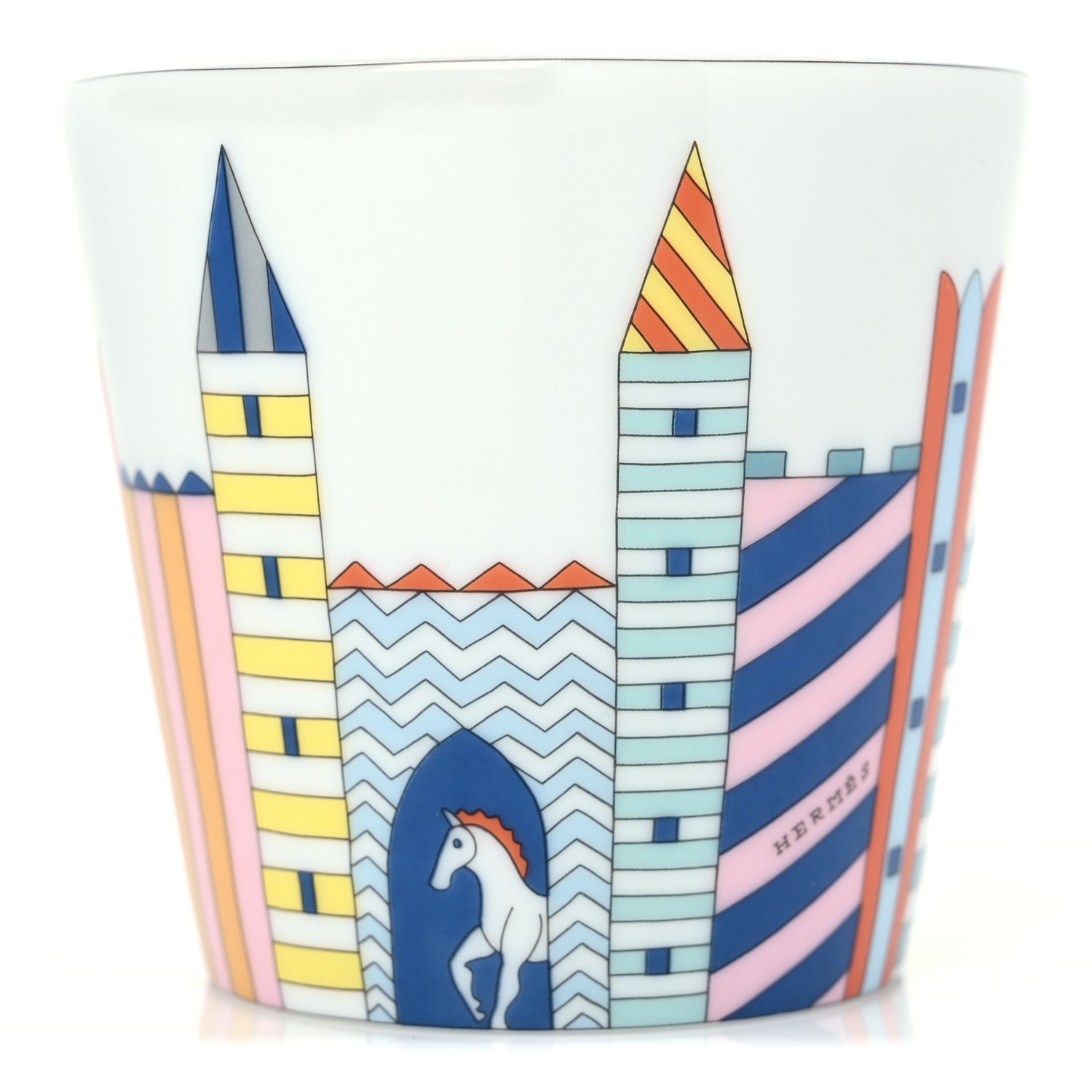 Hermes Porcelain Epopee Tumbler 1 of 8