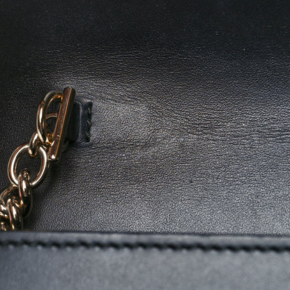 Gucci Guccissima Signature Bowy Chain Wallet Black 9 of 9