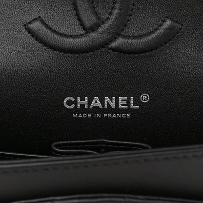 Chanel Lambskin Quilted Medium Double Flap So Black 7 of 11