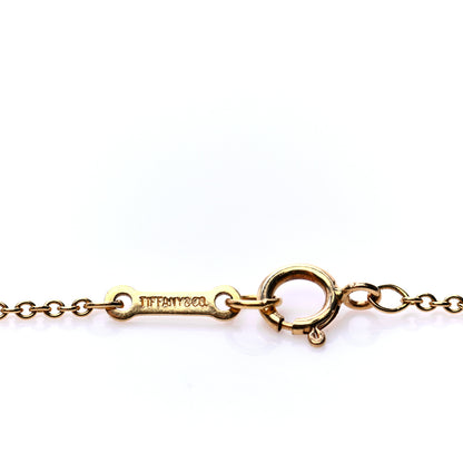 Tiffany 18K Yellow Gold 11mm Elsa Peretti Bean Pendant Necklace 6 of 6