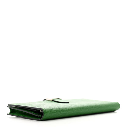 Hermes Epsom Bearn Gusset Wallet Vert Bengale 4 of 7