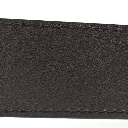 Louis Vuitton Damier Ebene 40mm LV Initiales Belt 85 34 5 of 7