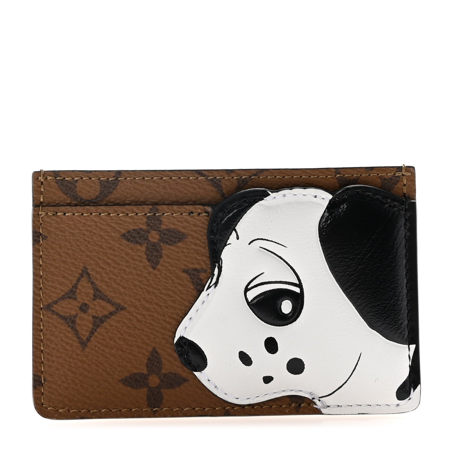 Louis Vuitton Reverse Monogram Dog Animation Card Holder 1 of 6