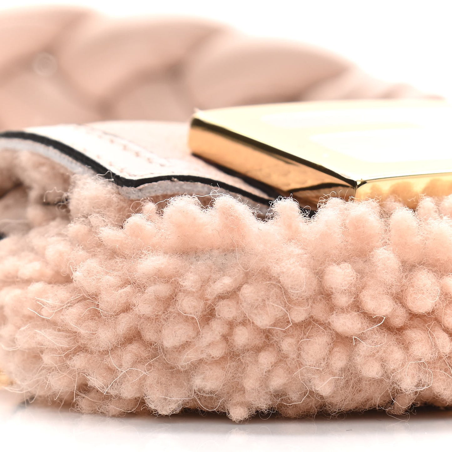 Lambskin Shearling Nano Baguette Maxi Handle Charm Soap