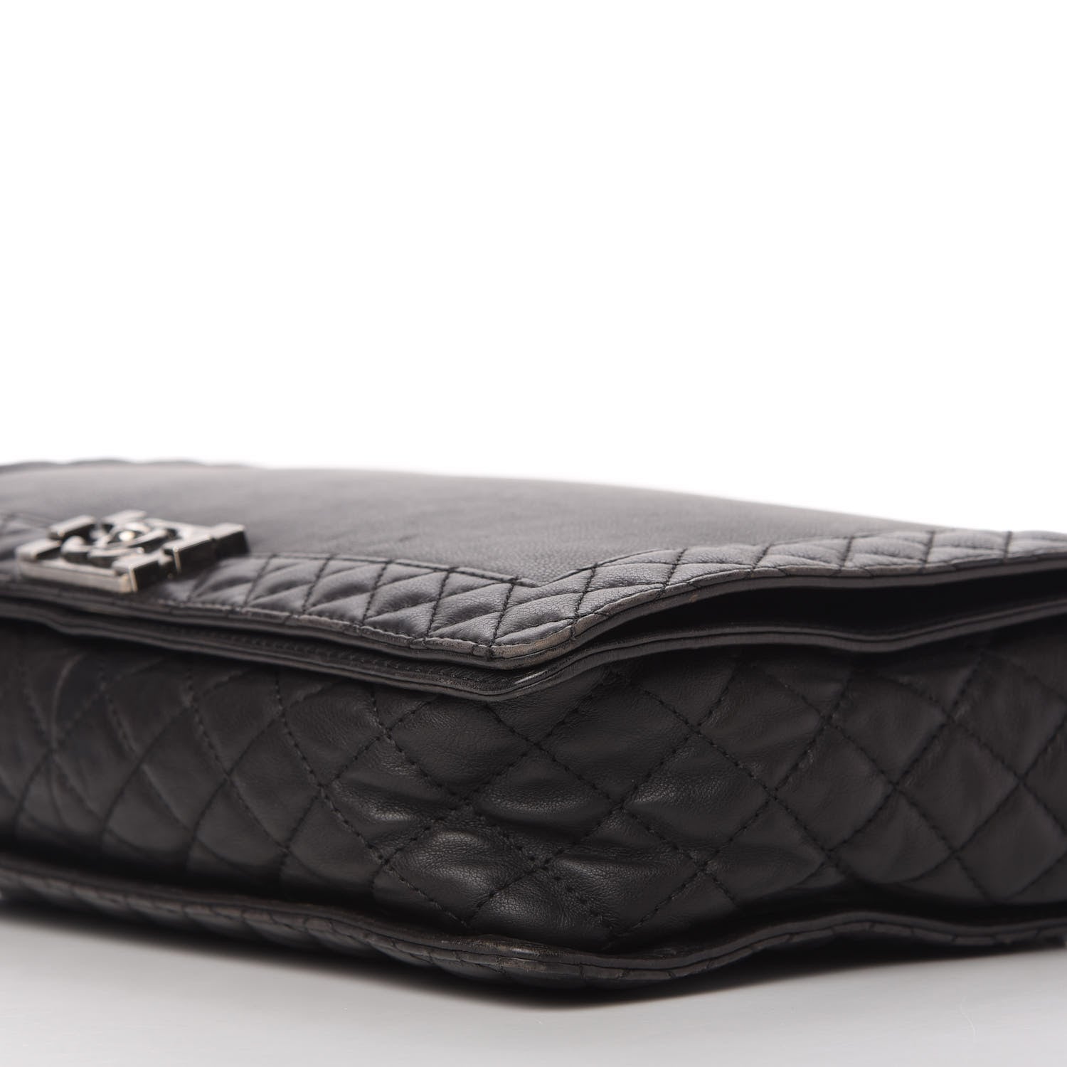 Chanel Calfskin Large Boy Reverso Flap Black 7 of 10