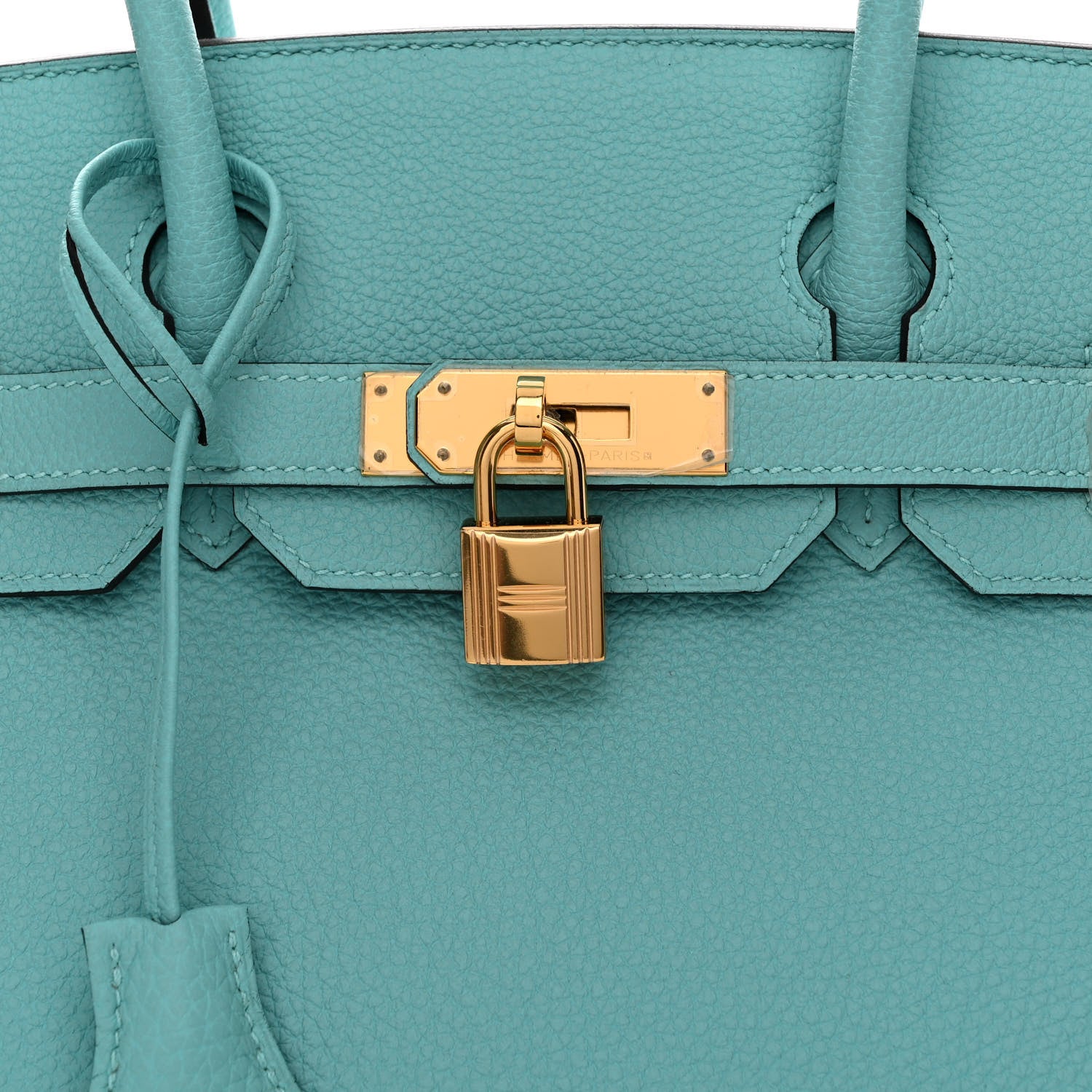 Hermes Togo Birkin 30 Bleu Atoll 8 of 10