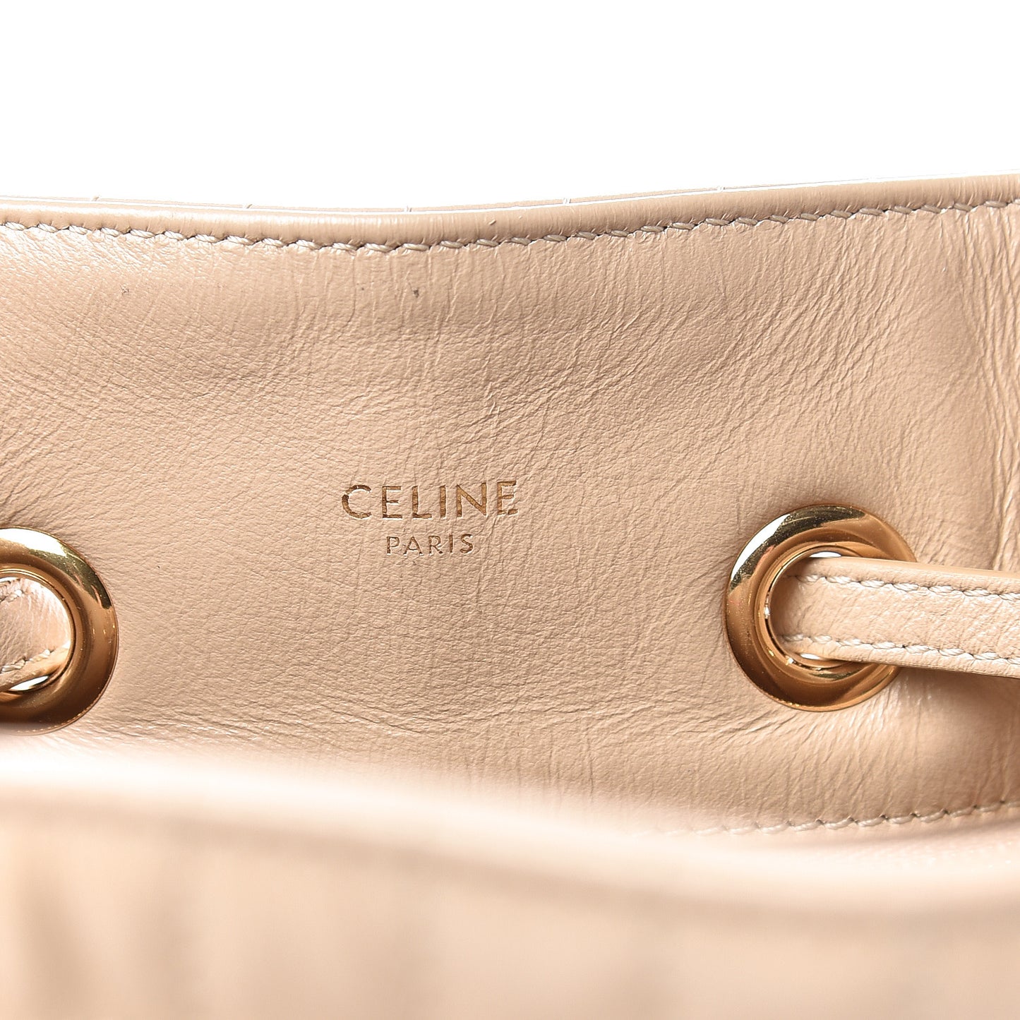 Calfskin Quilted Small C Backpack Nude