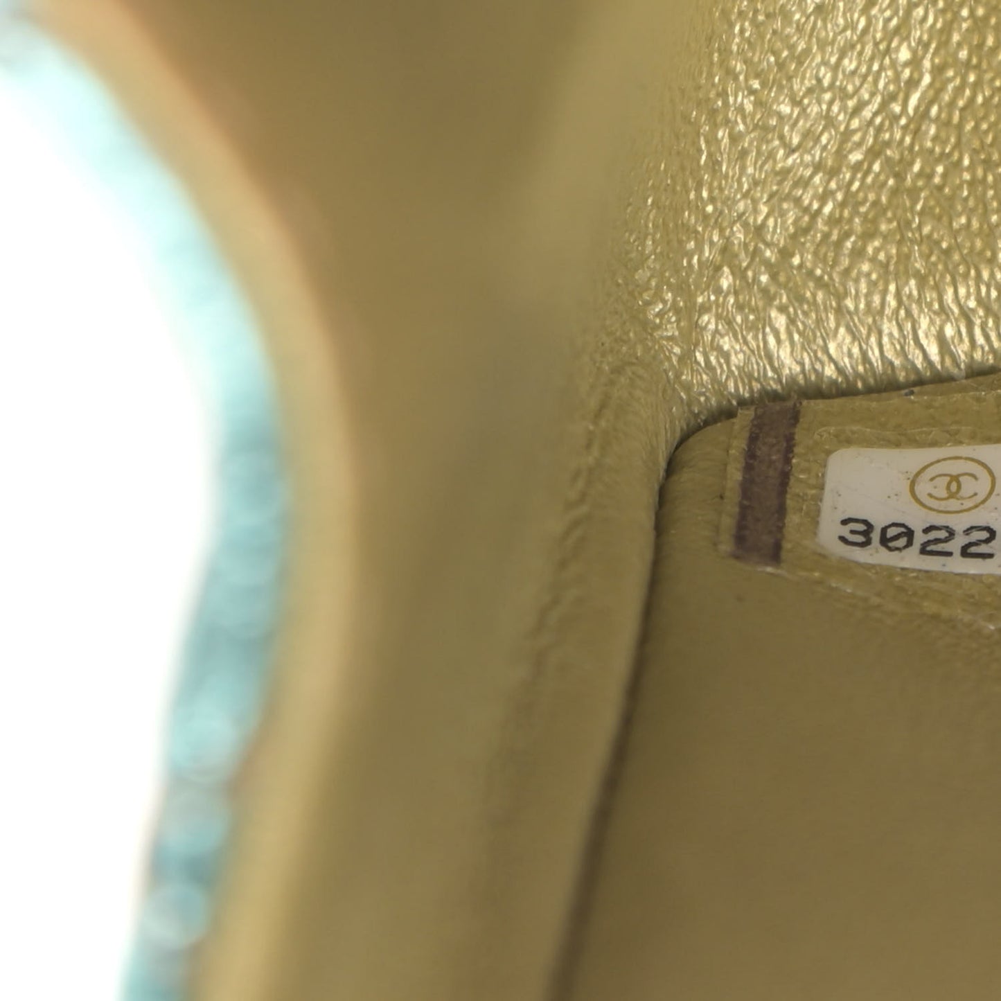 Metallic Goatskin Quilted Mini 2.55 Reissue Flap Multicolor