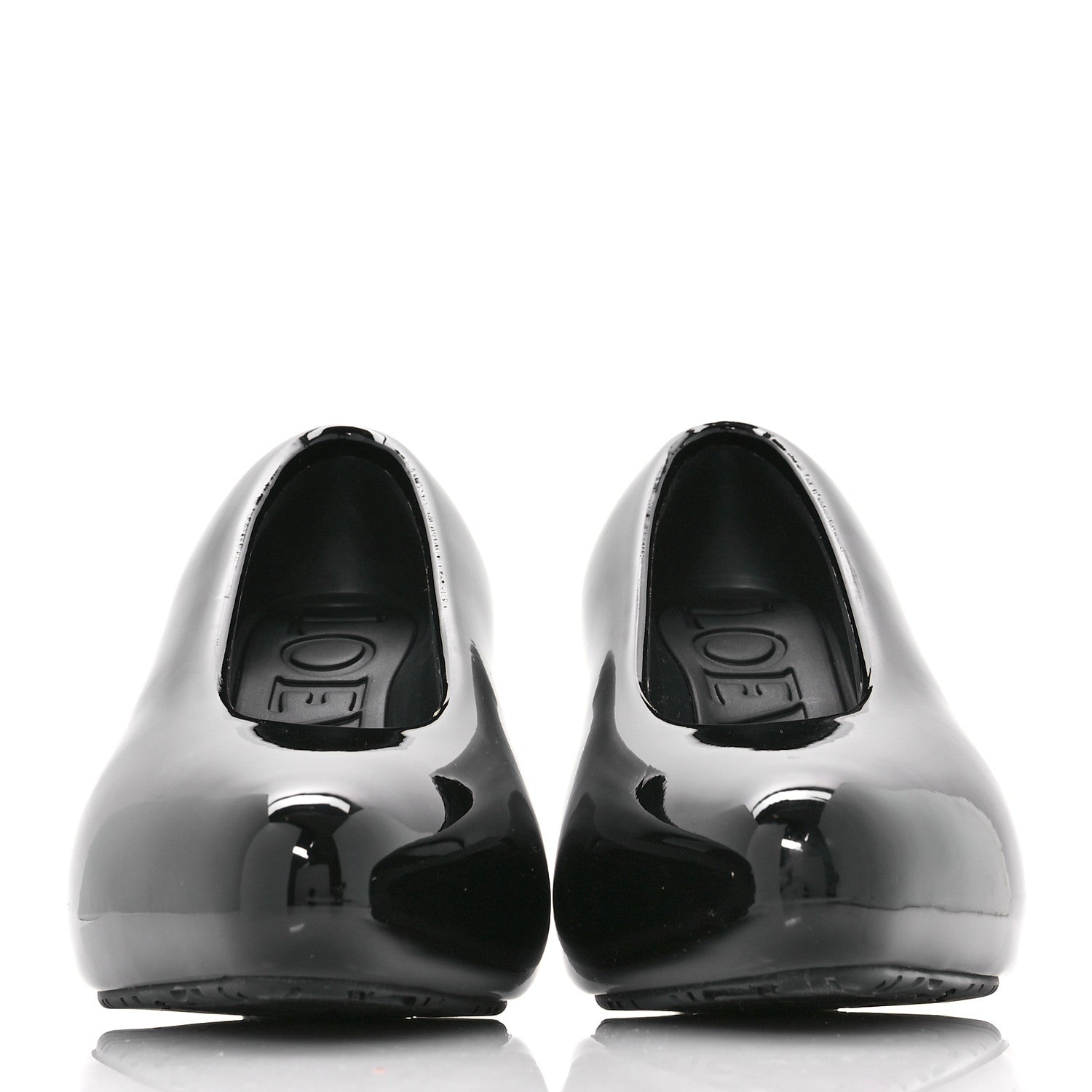 Loewe Lacquered Foam Comic 90 Pump 38 Black 3 of 8