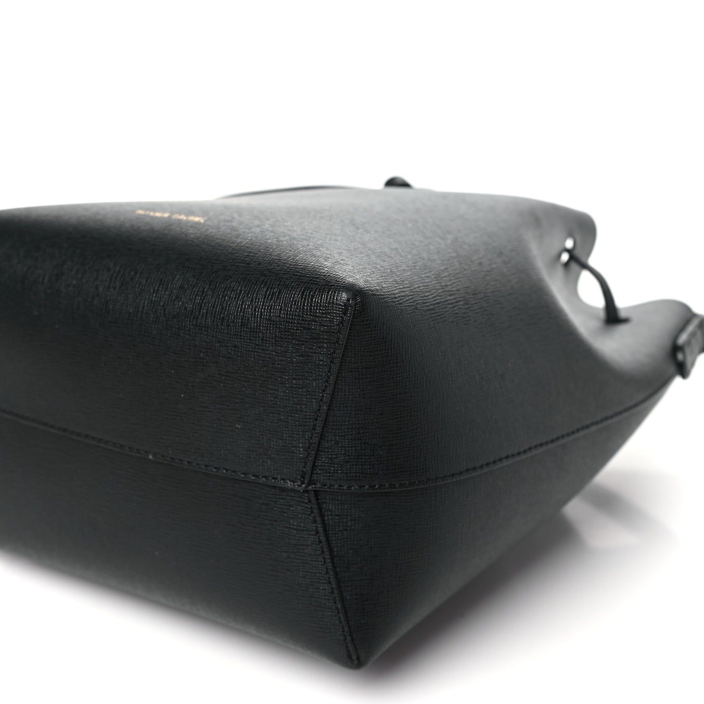 Saffiano Mini Bucket Bag Black Flamma