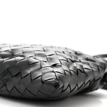 Bottega Veneta Calfskin Intrecciato Mini Hop Black 10 of 11