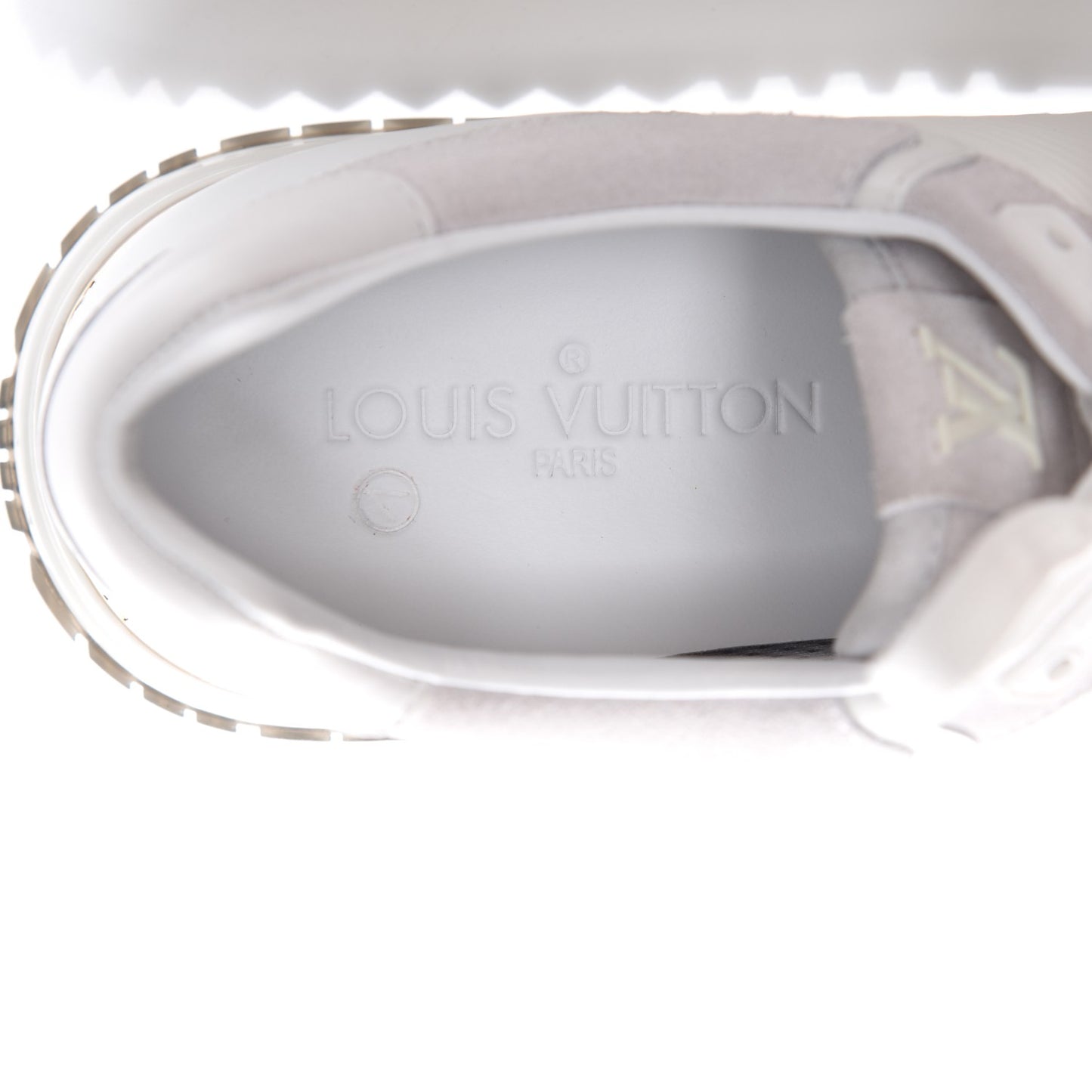 Epi Suede Run Away Sneakers 37.5 White