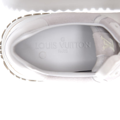 Louis Vuitton Epi Suede Run Away Sneakers 37.5 White 9 of 10