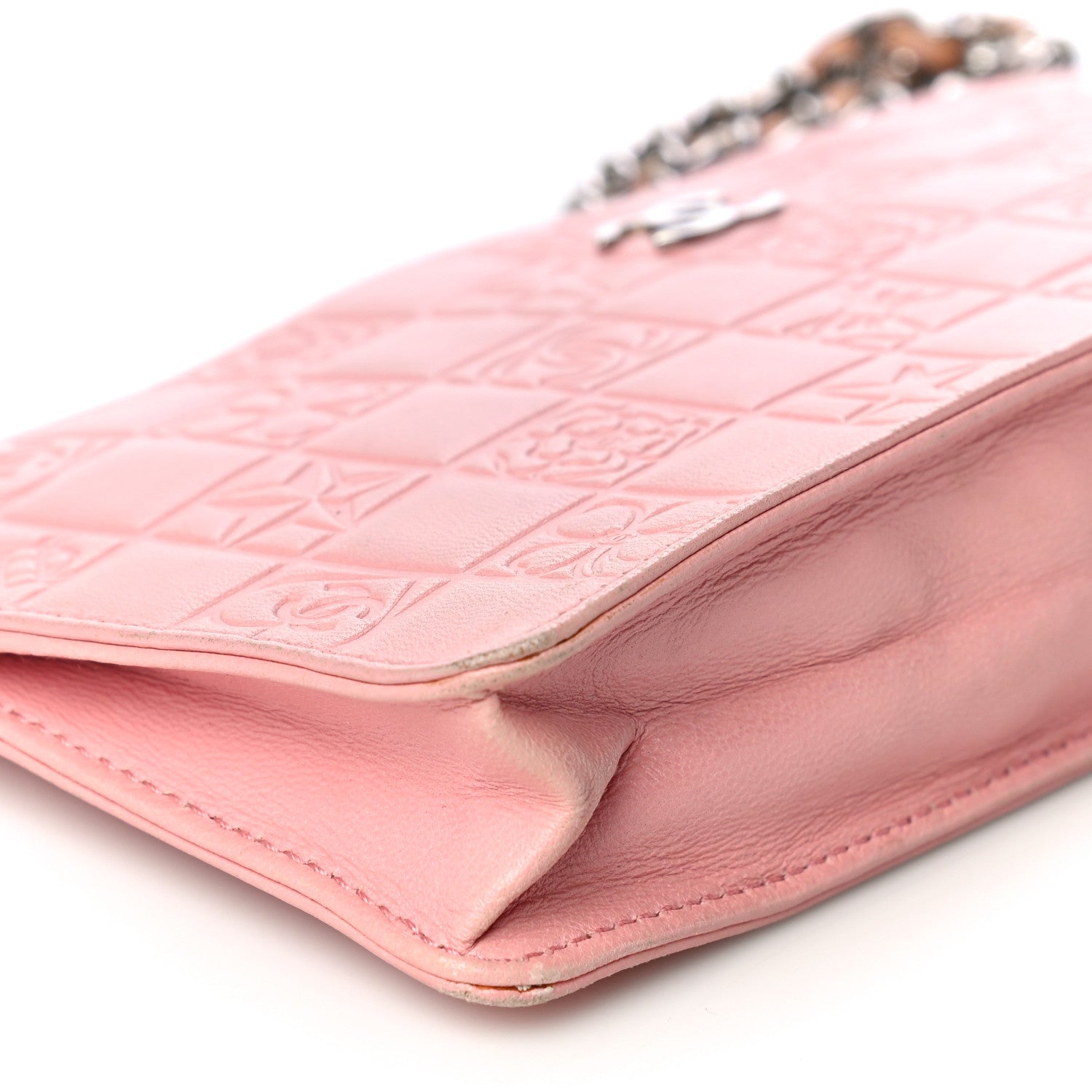 Chanel Lambskin Precious Symbols Pochette Pink 10 of 15