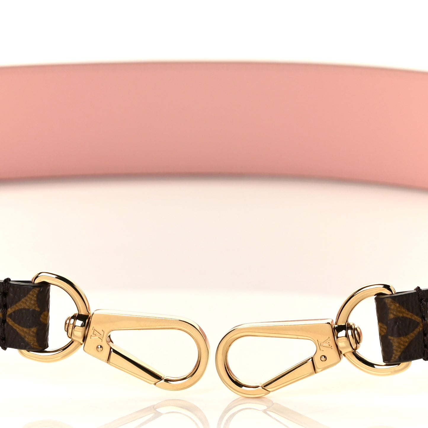 Monogram Bandouliere Shoulder Strap Rose Poudre