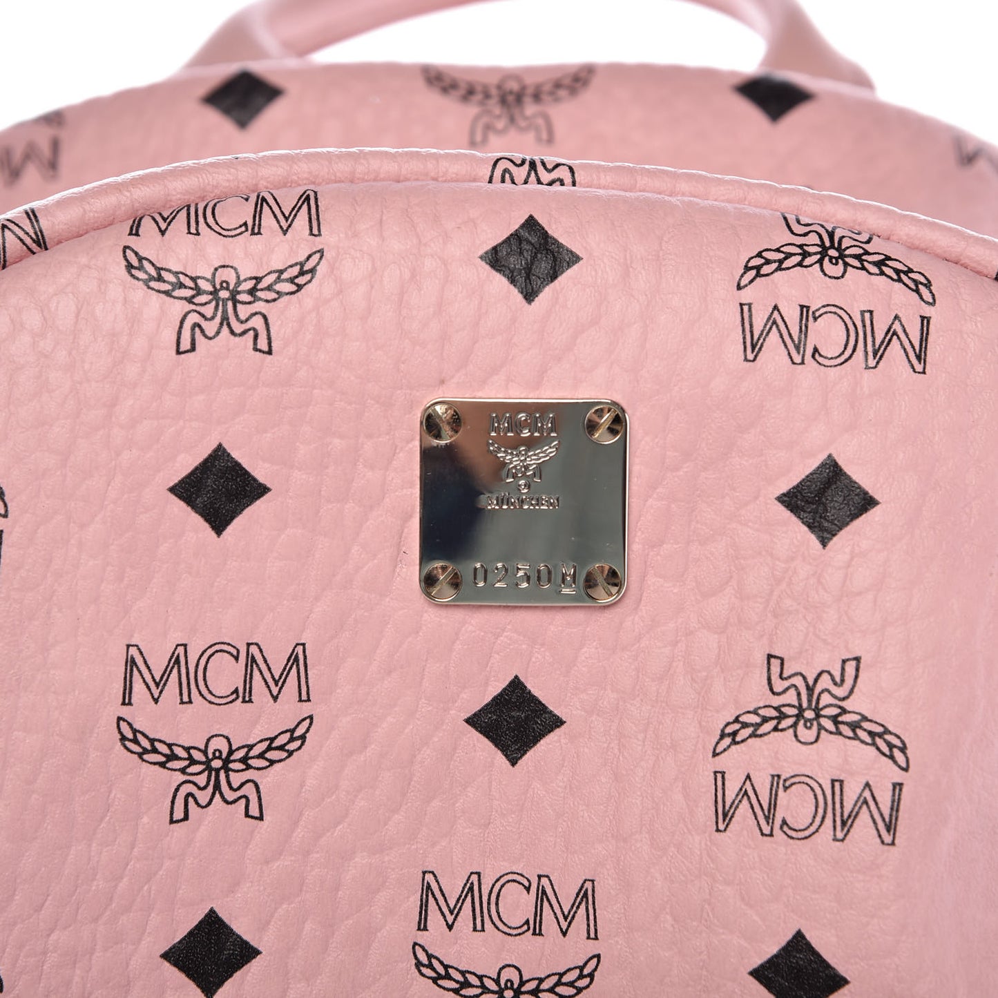 Visetos Medium Side Studs Stark Backpack Pink