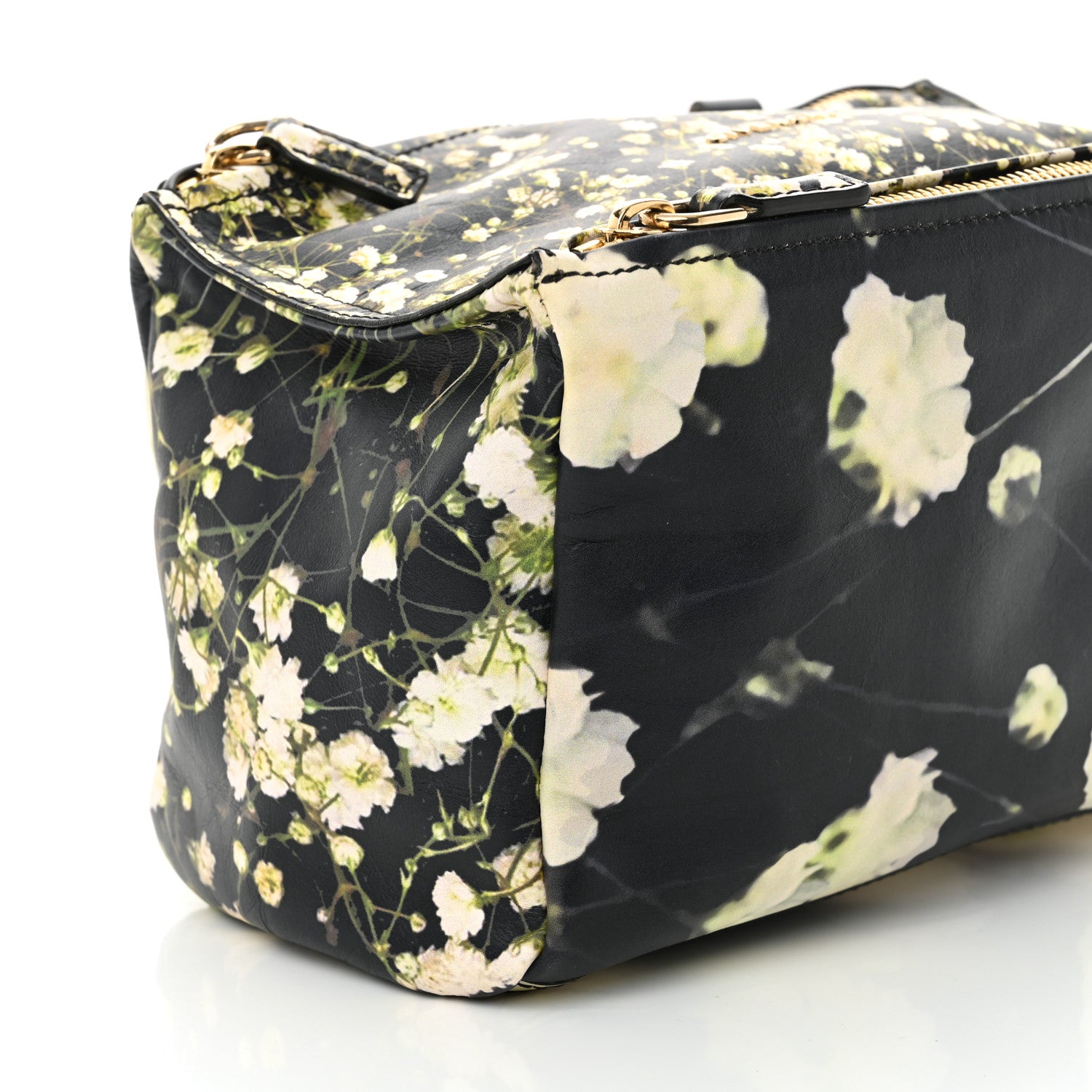 Givenchy Lambskin Baby's Breath Print Medium Pandora Black 9 of 11