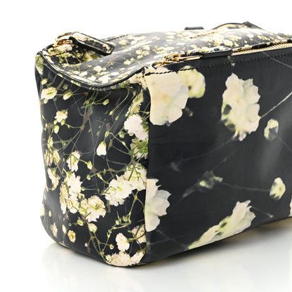 Givenchy Lambskin Baby's Breath Print Medium Pandora Black 9 of 11