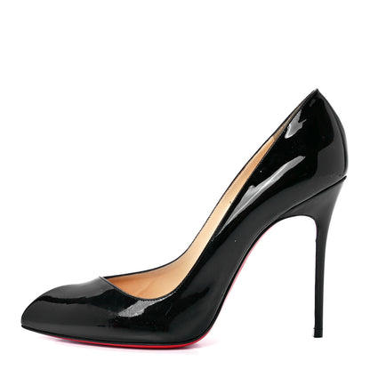 Christian Louboutin Patent Corneille 100 Pumps 39.5 Black 1 of 9