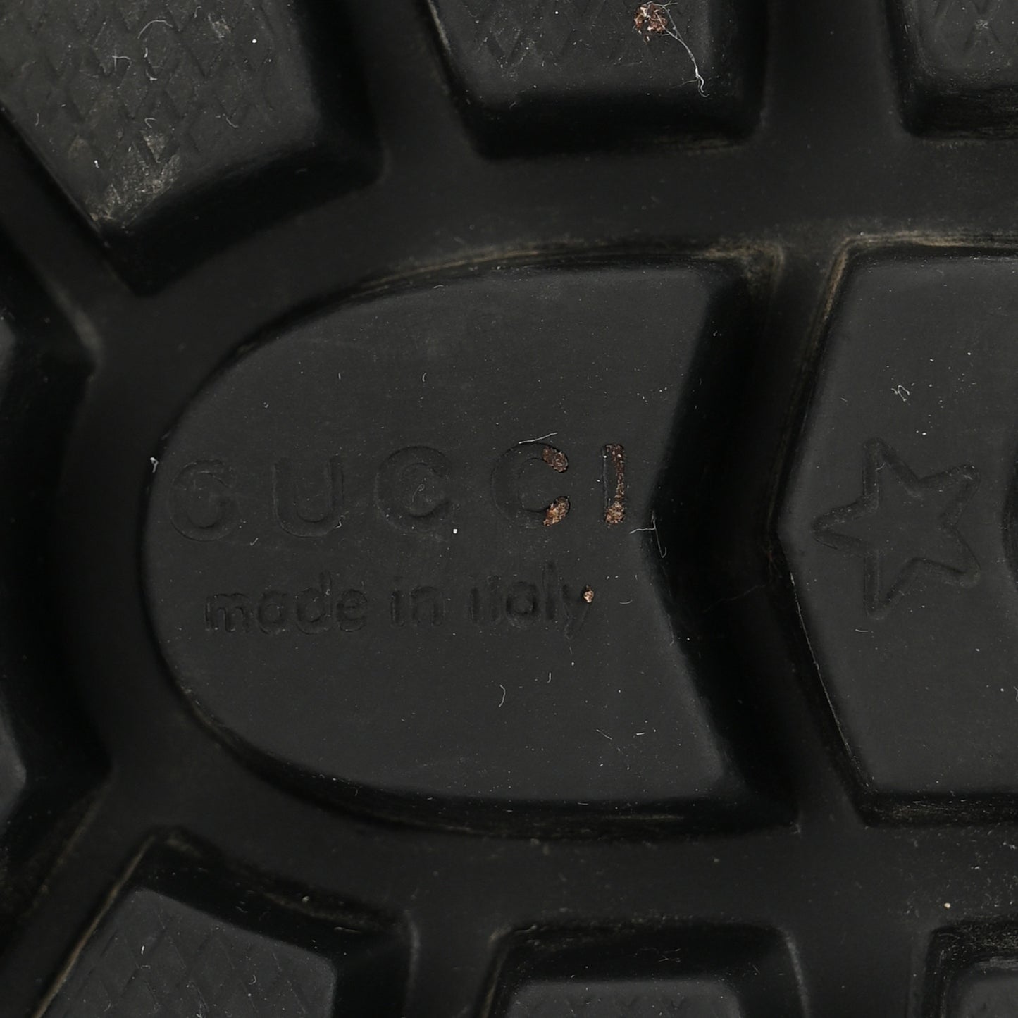 Rubber Horsebit Knee High Boots 38 Black