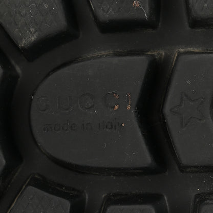 Gucci Rubber Horsebit Knee High Boots 38 Black 7 of 9