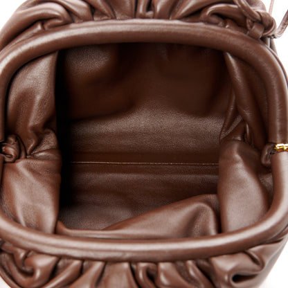 Bottega Veneta Butter Calfskin The Mini Pouch Kaki Fondente 5 of 10