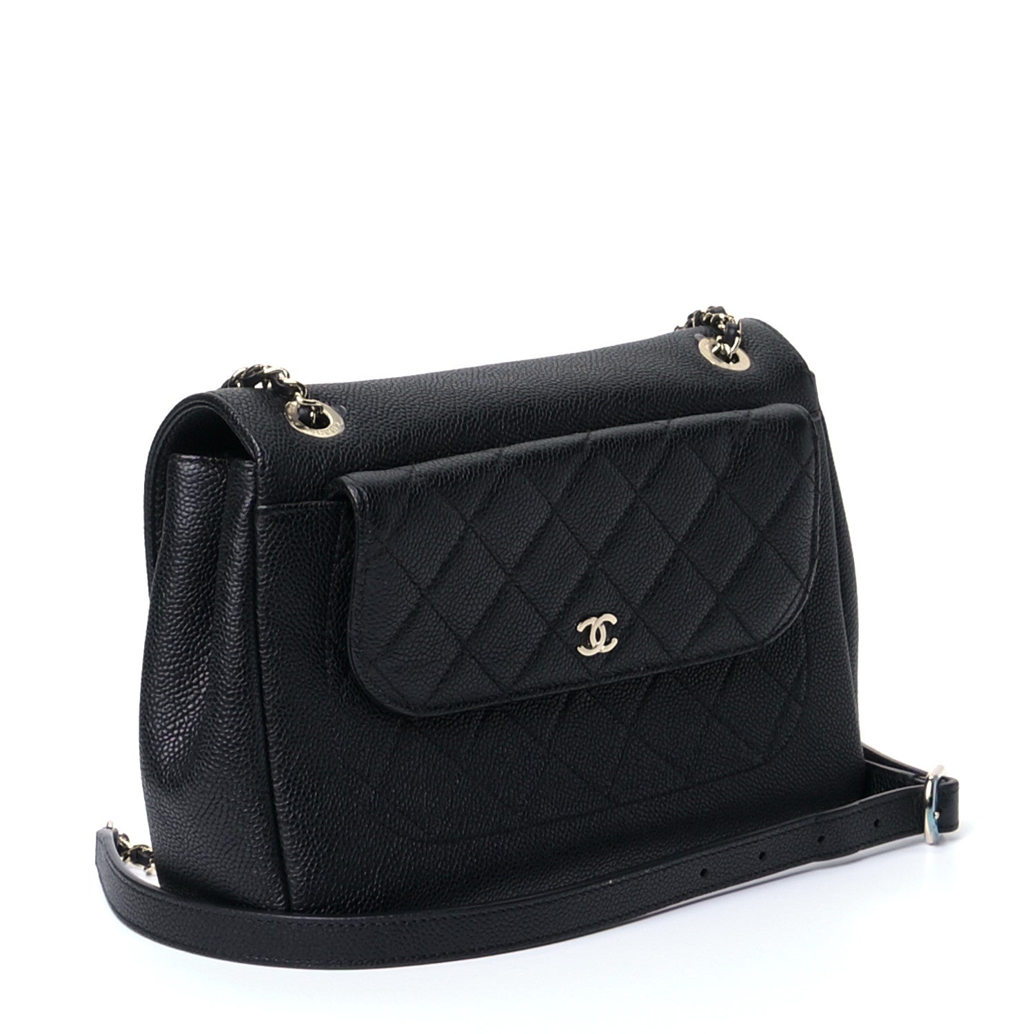 Chanel Caviar Quilted Small Flap Black 2 of 6