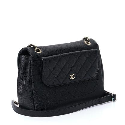 Chanel Caviar Quilted Small Flap Black 2 of 6