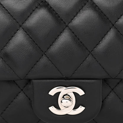 Chanel Calfskin Quilted CC Uniform Flap Belt Bag Black 8 of 12