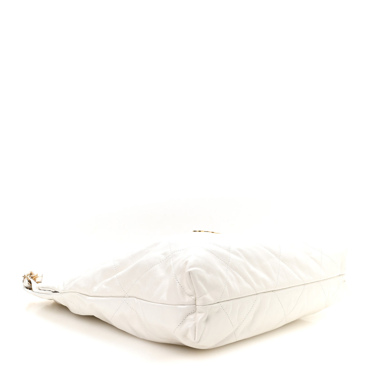 Chanel Shiny Calfskin Quilted Chanel 22 White 5 of 11