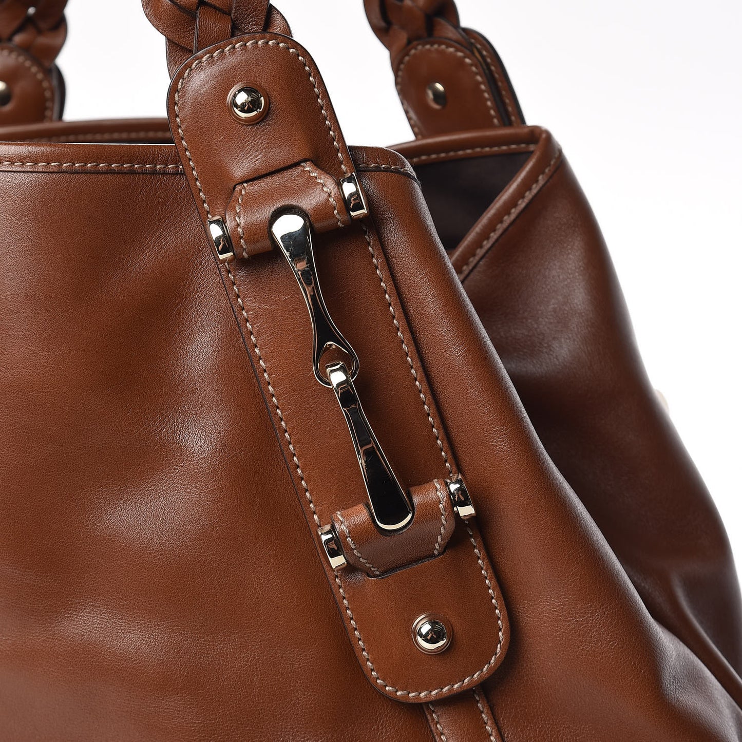 Calfskin Medium Pelham Shoulder Bag Brown